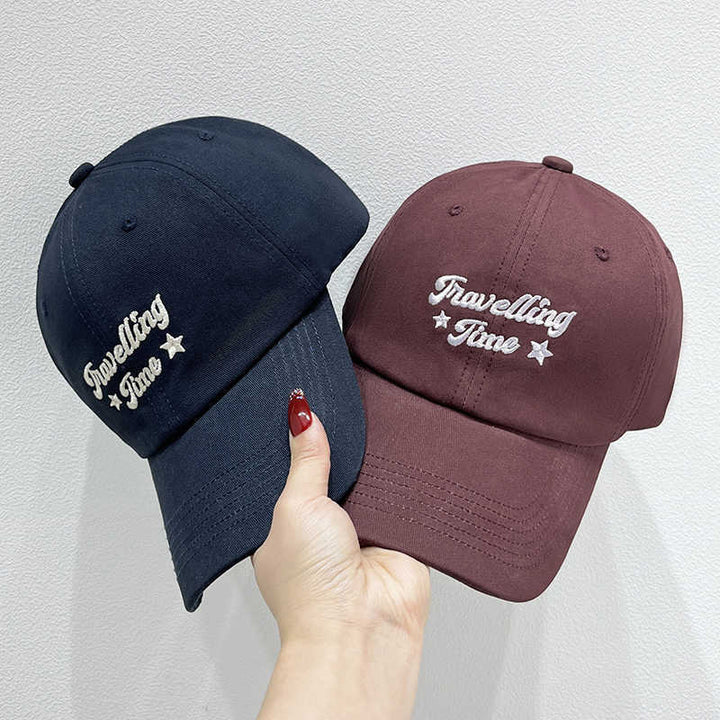Women's Embroidered Casual Baseball Cap Bowlift
