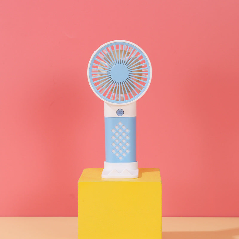 Women Portable Hand Fan with Ergonomic Handle and Adjustable Tilt Angle Bowlift