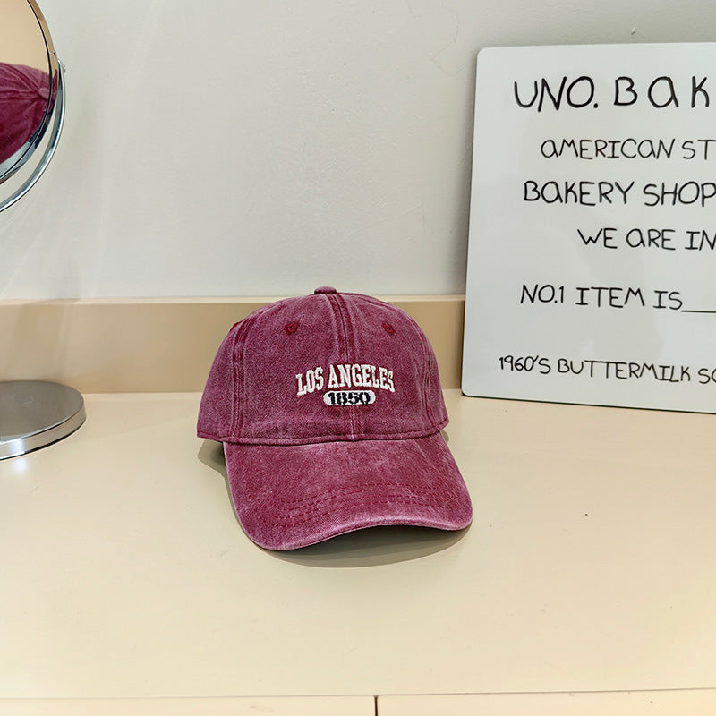 Women's Vintage-Inspired Fabric Baseball Cap Bowlift