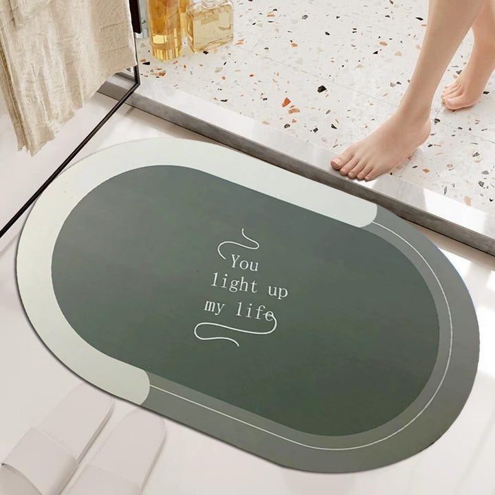 Artistic Decor Bath Mat Bowlift
