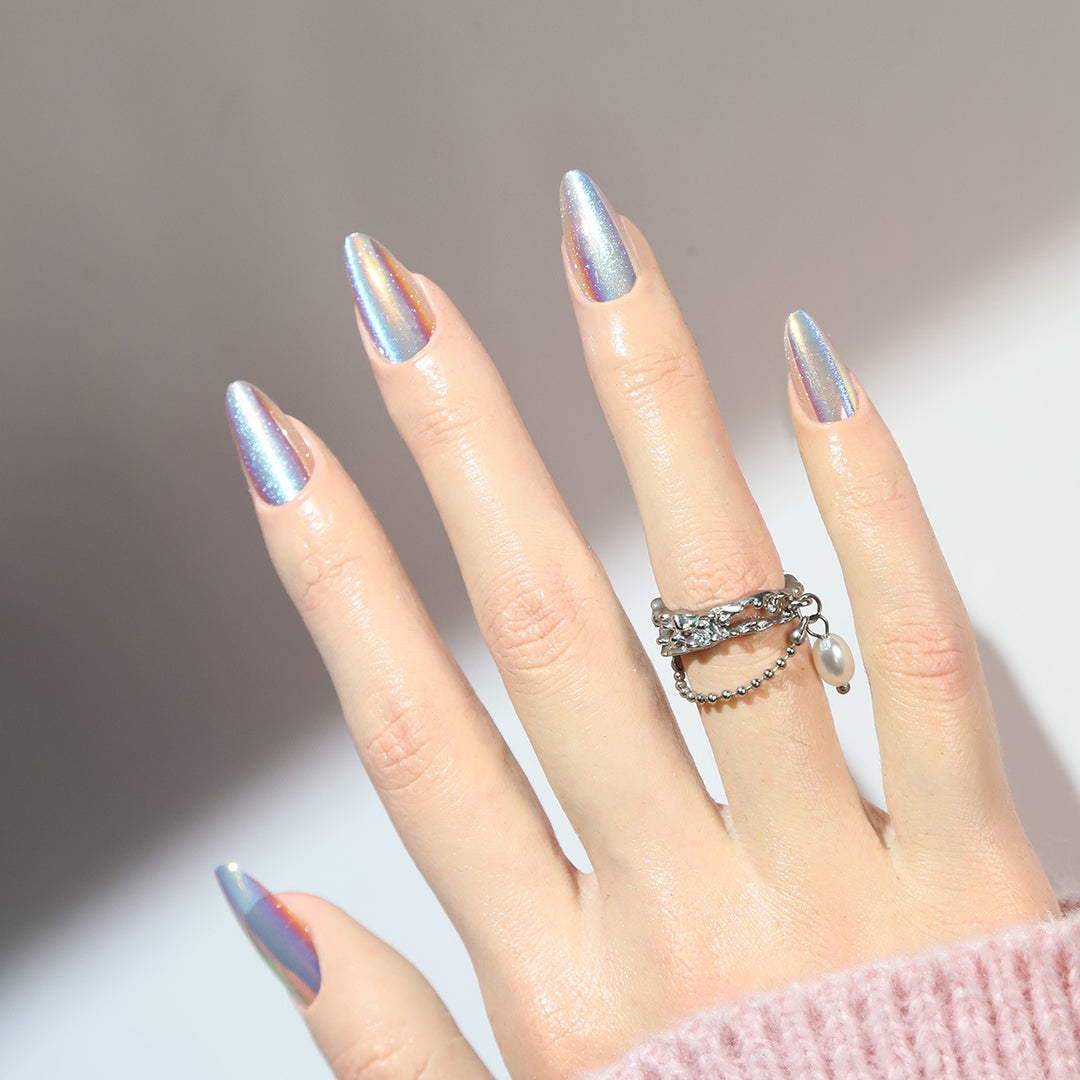Iridescent Stiletto Nail Art Set Bowlift