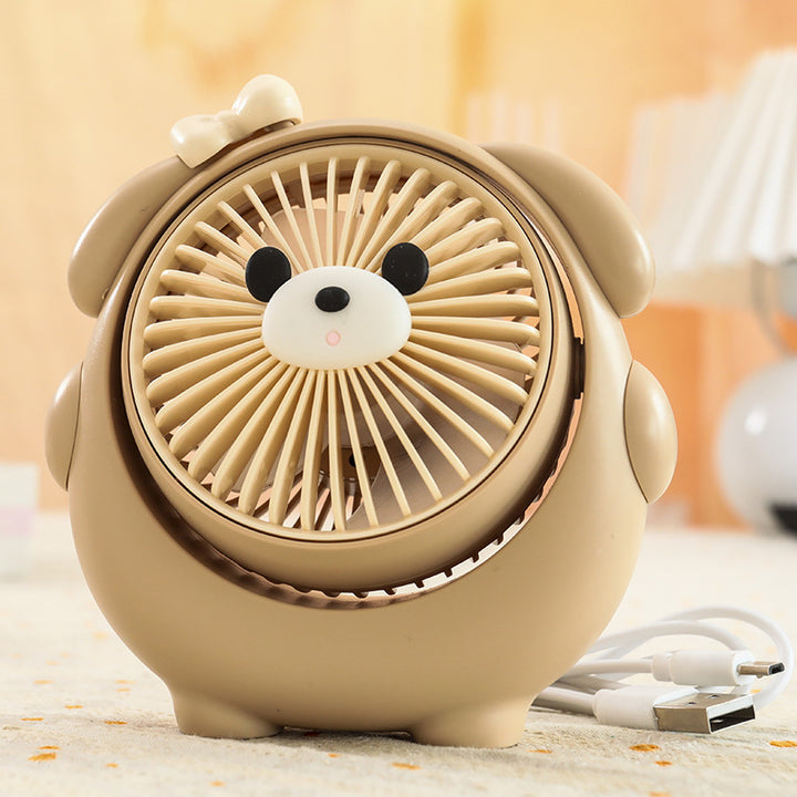 Cute Panda-Shaped Handheld Fan Bowlift