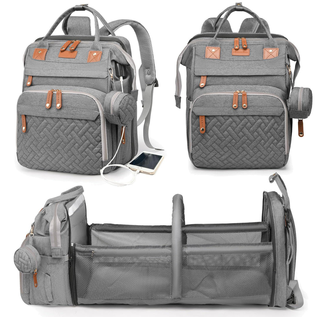 Unisex Multifunctional Backpack with Removable Zipper and Insulated Compartment Bowlift
