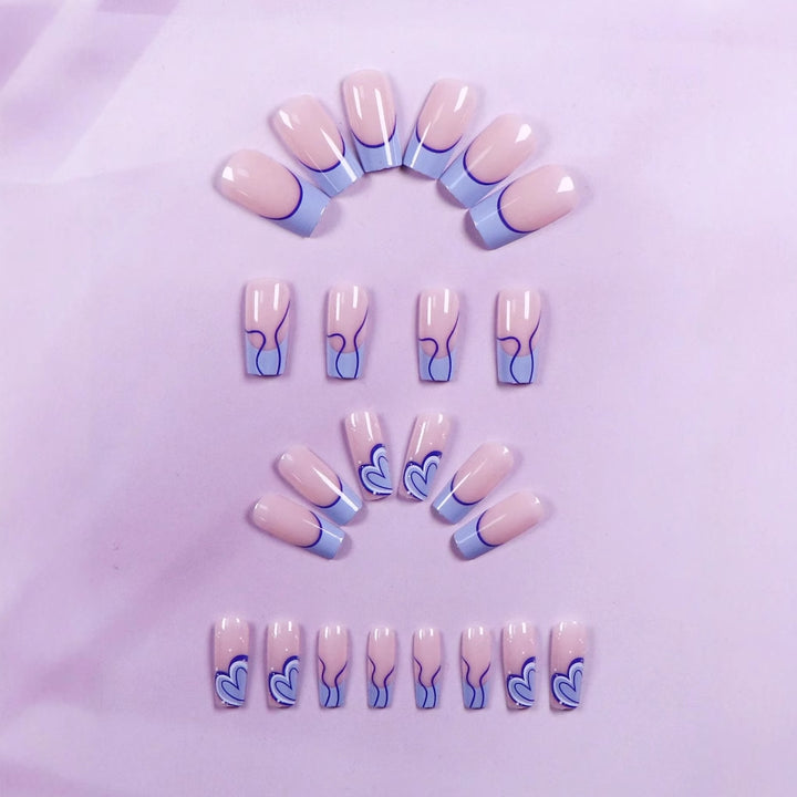 Nail art set with elegant designs and cheerful lines Bowlift