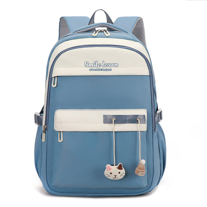 Cute Cat-Themed School Backpack