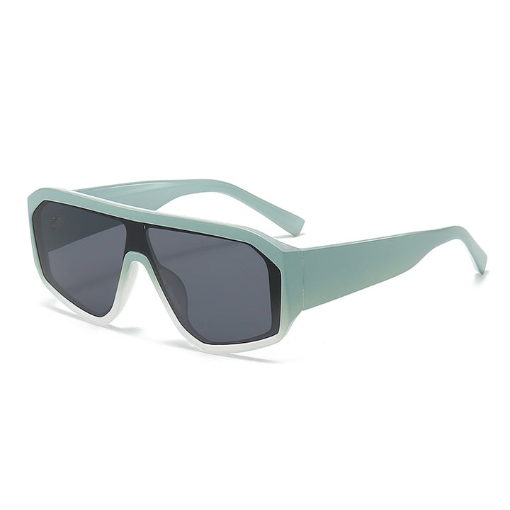 Men's Futuristic Oversized Shield Sunglasses Bowlift