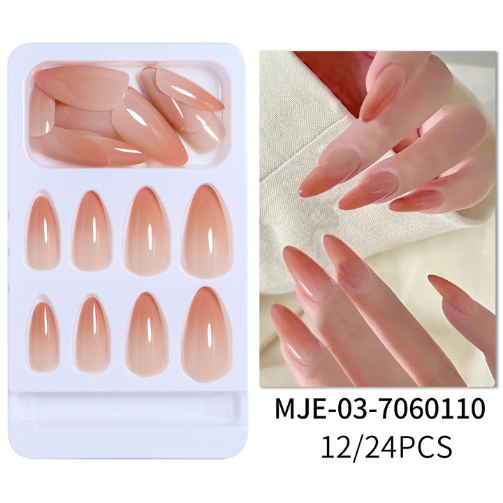 Premium Almond-Shaped Press-On Nail Tips Bowlift
