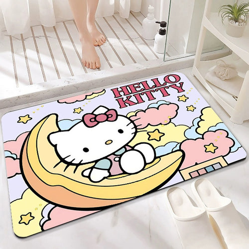 Cute Cartoon-Themed Absorbent Bath Mat