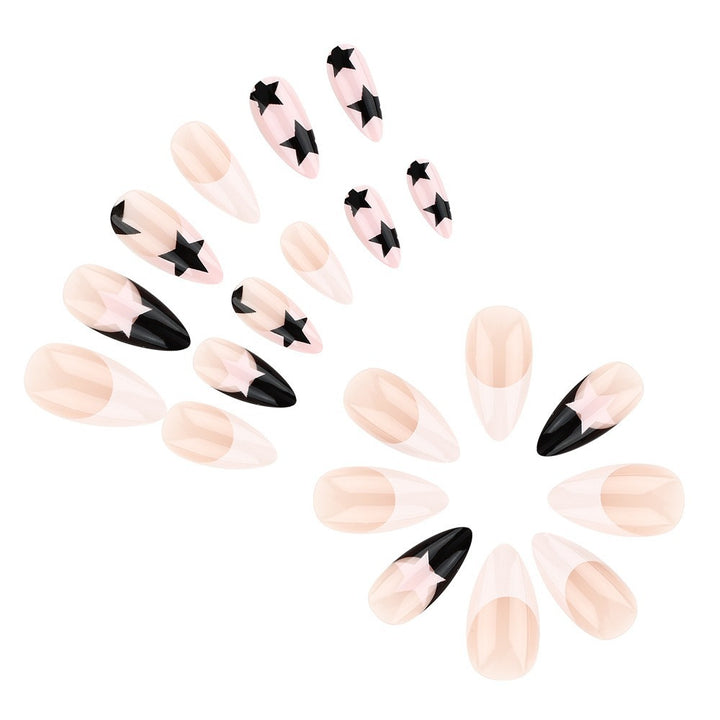 Creative Star-Patterned Nail Art Bowlift