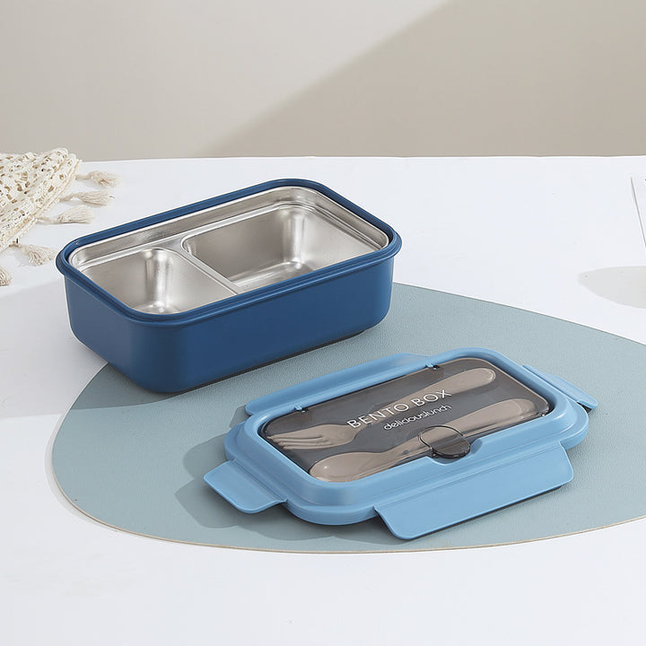 Leakproof Compartmentalized Kids Bento Lunchbox with Removable Round Soup Bowl and Utensil Storage Bowlift