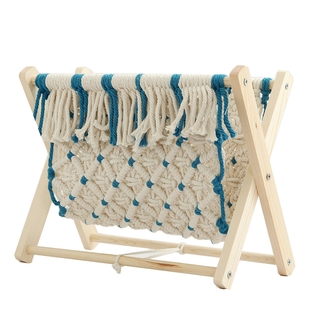 Woven Macrame Storage Organizer Bowlift