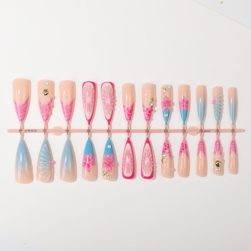 Premium Decorative Nail Tips Set Bowlift