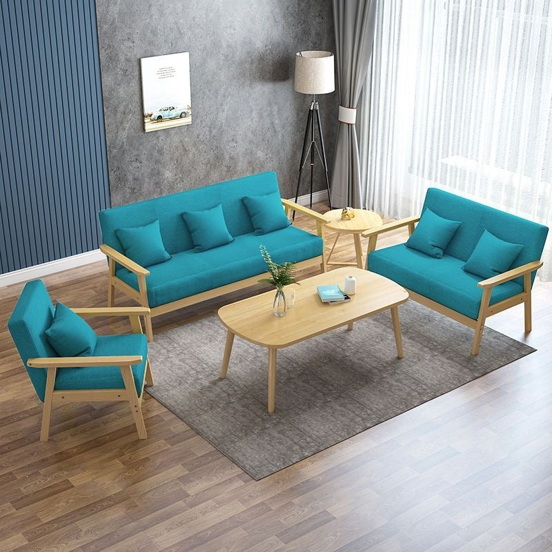 Modern Upholstered Living Room Seating Set Bowlift