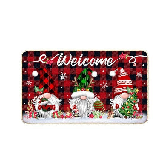Seasonal Welcome Doormat Bowlift