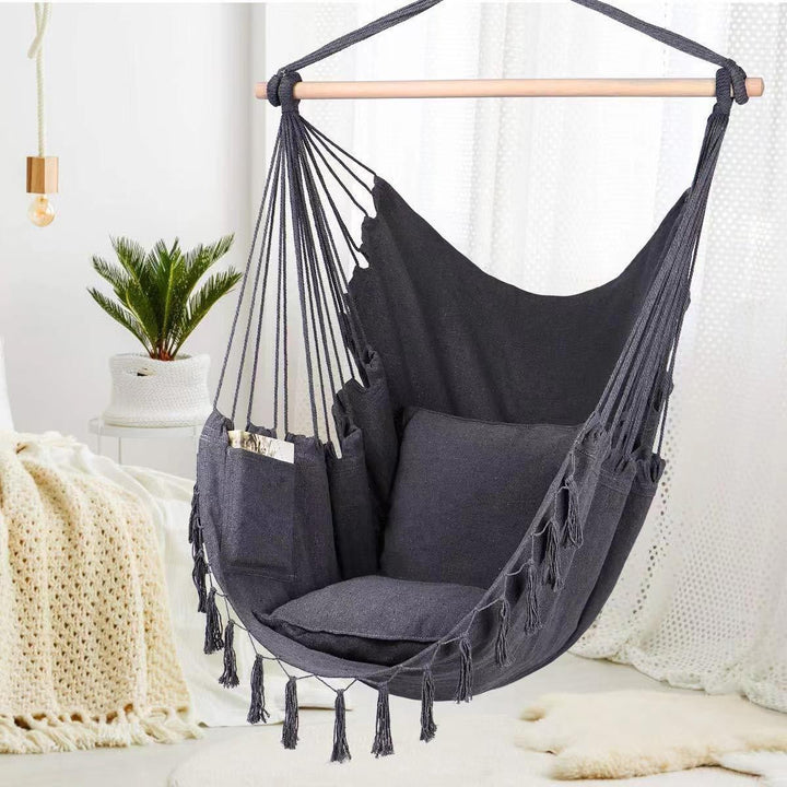 Hanging chair with pocket and cushion Bowlift