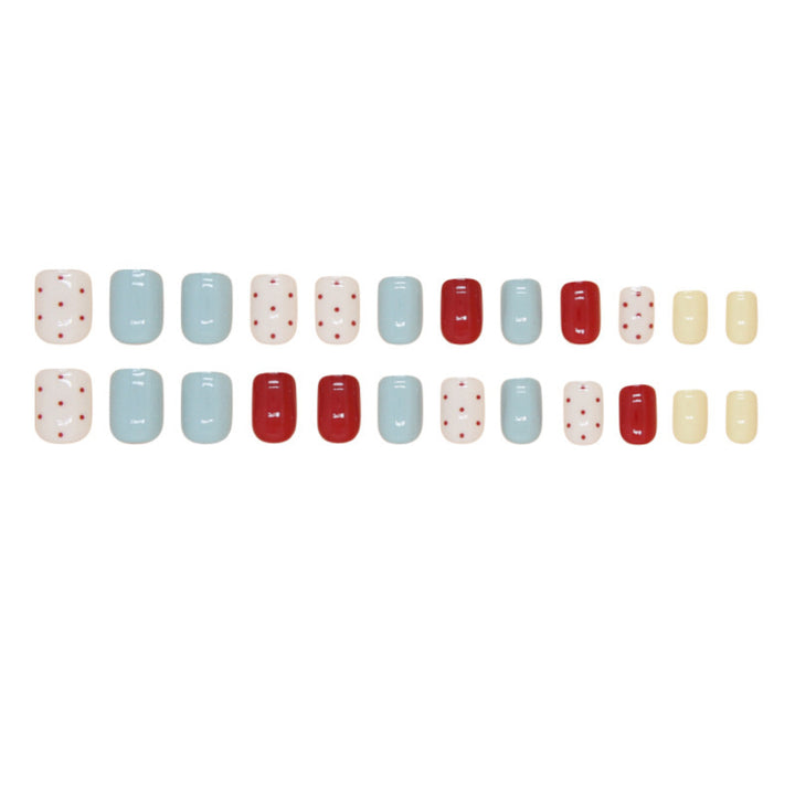 Cute Polka Dot Nail Art Set Bowlift