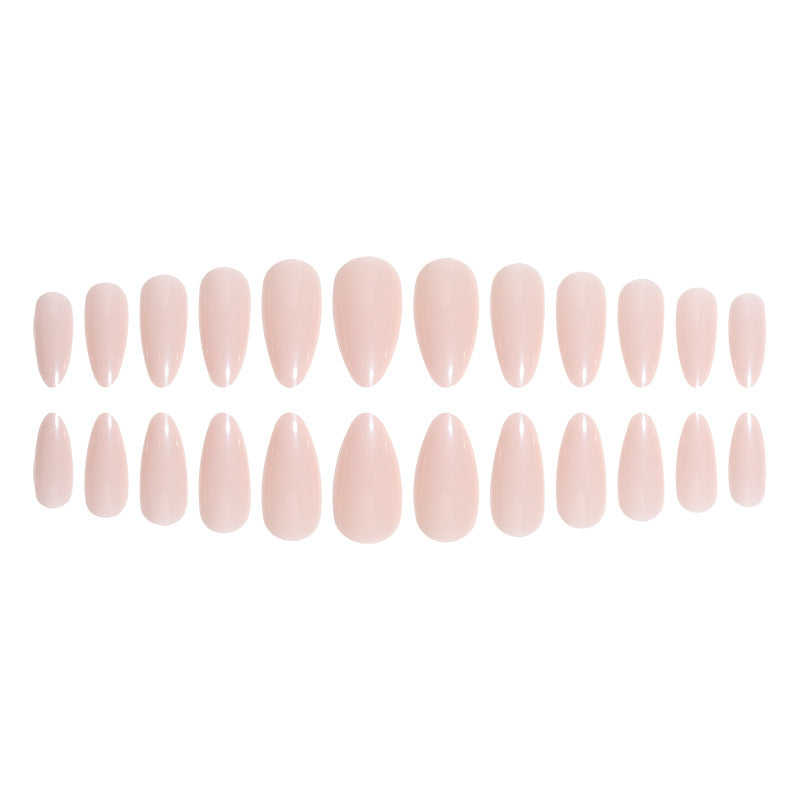 Elegant Almond-Shaped Press-On Nails Bowlift 1789085761