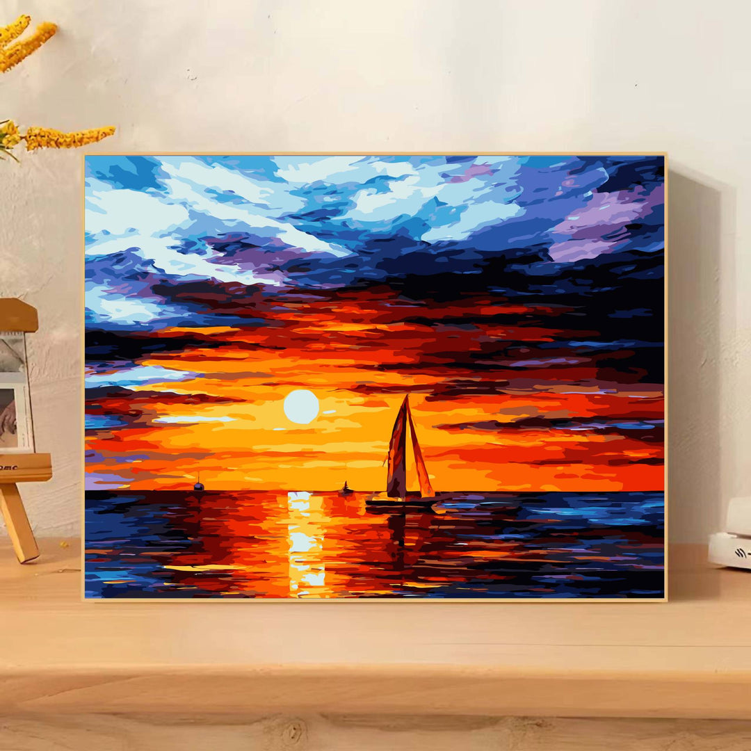 Scenic Landscape Art Canvas Print Bowlift