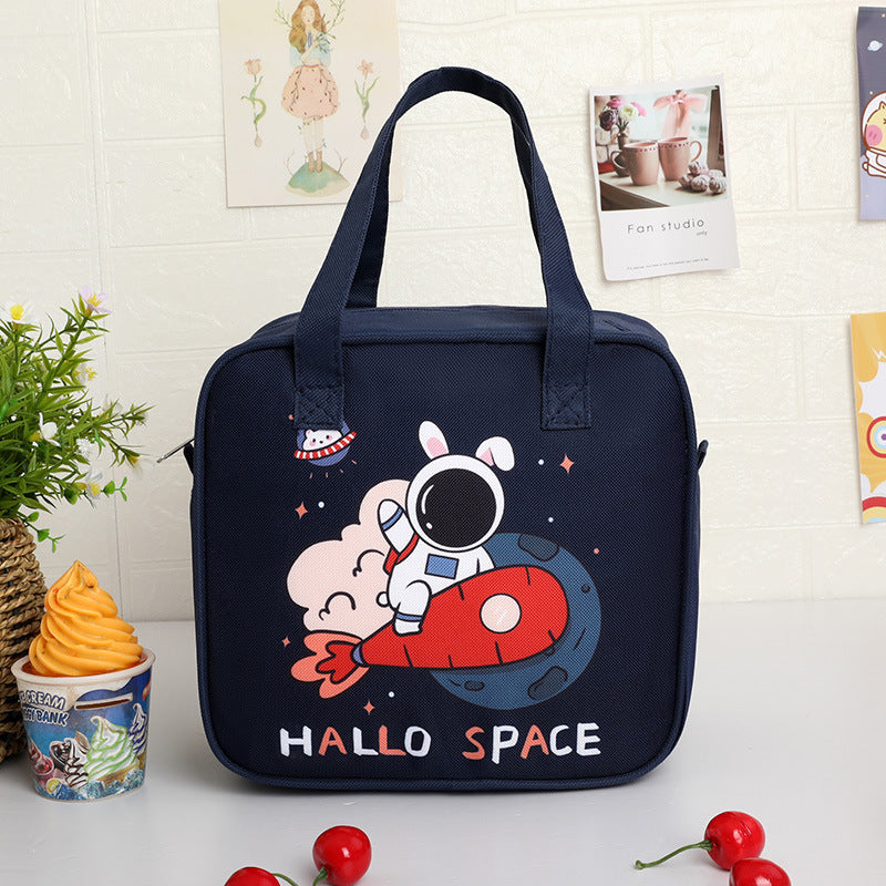 Children's Insulated Bear-Themed Lunch Bag Bowlift