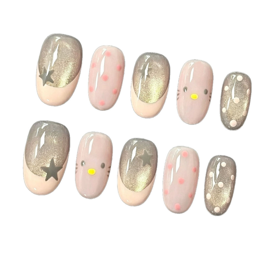 Artistic Press-On Nail Wraps Bowlift