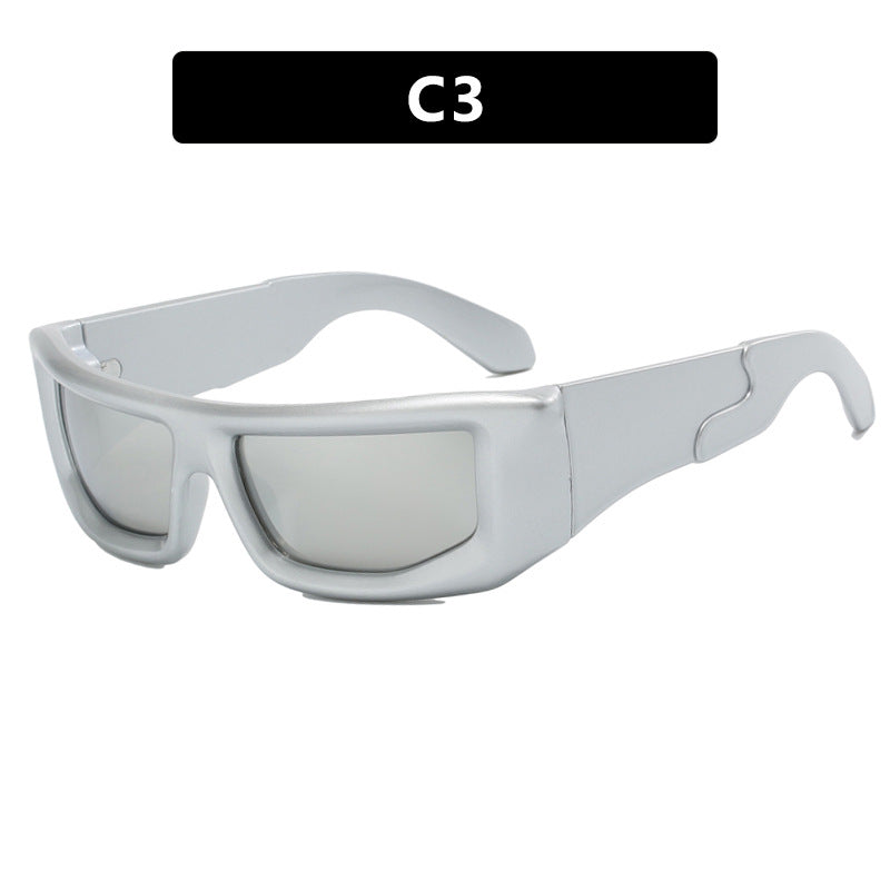 Women's sporty sunglasses with wide frame and polarized lenses Bowlift