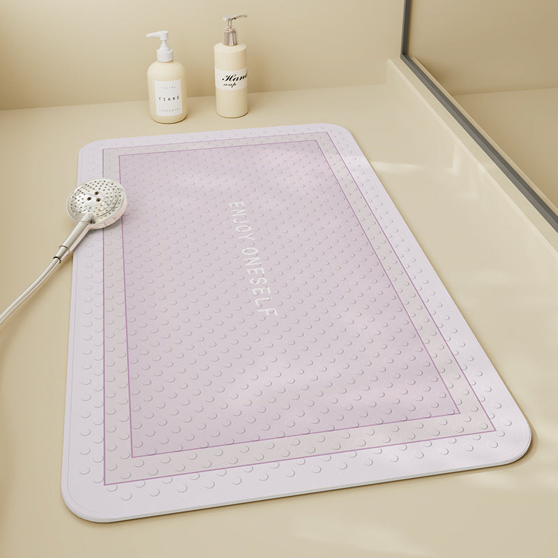 Floral Pattern Bath Mat Bowlift