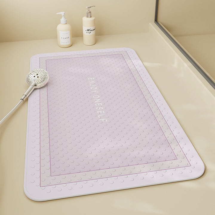 Floral Pattern Bath Mat Bowlift