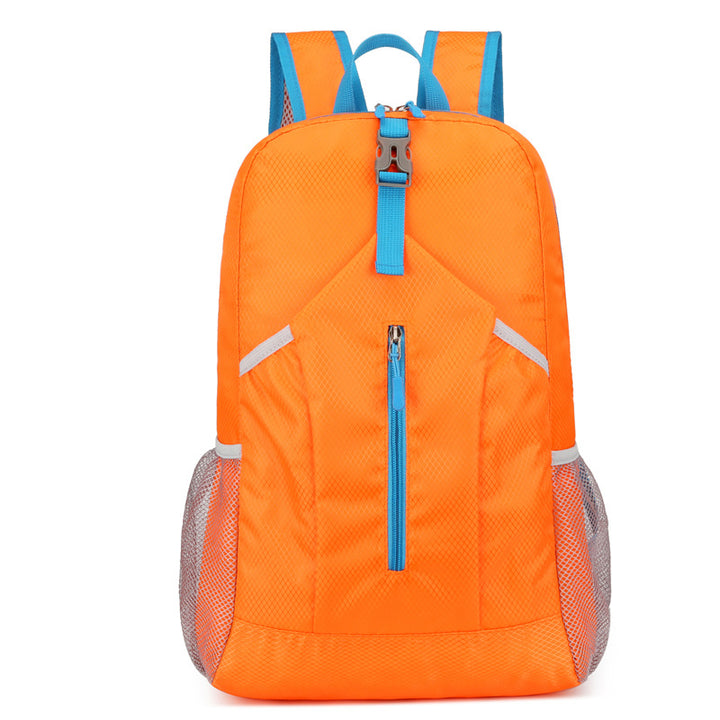 Unisex nan ultra-light foldable day backpack with organizer compartments, water-repellent material, and mesh side pockets Bowlift