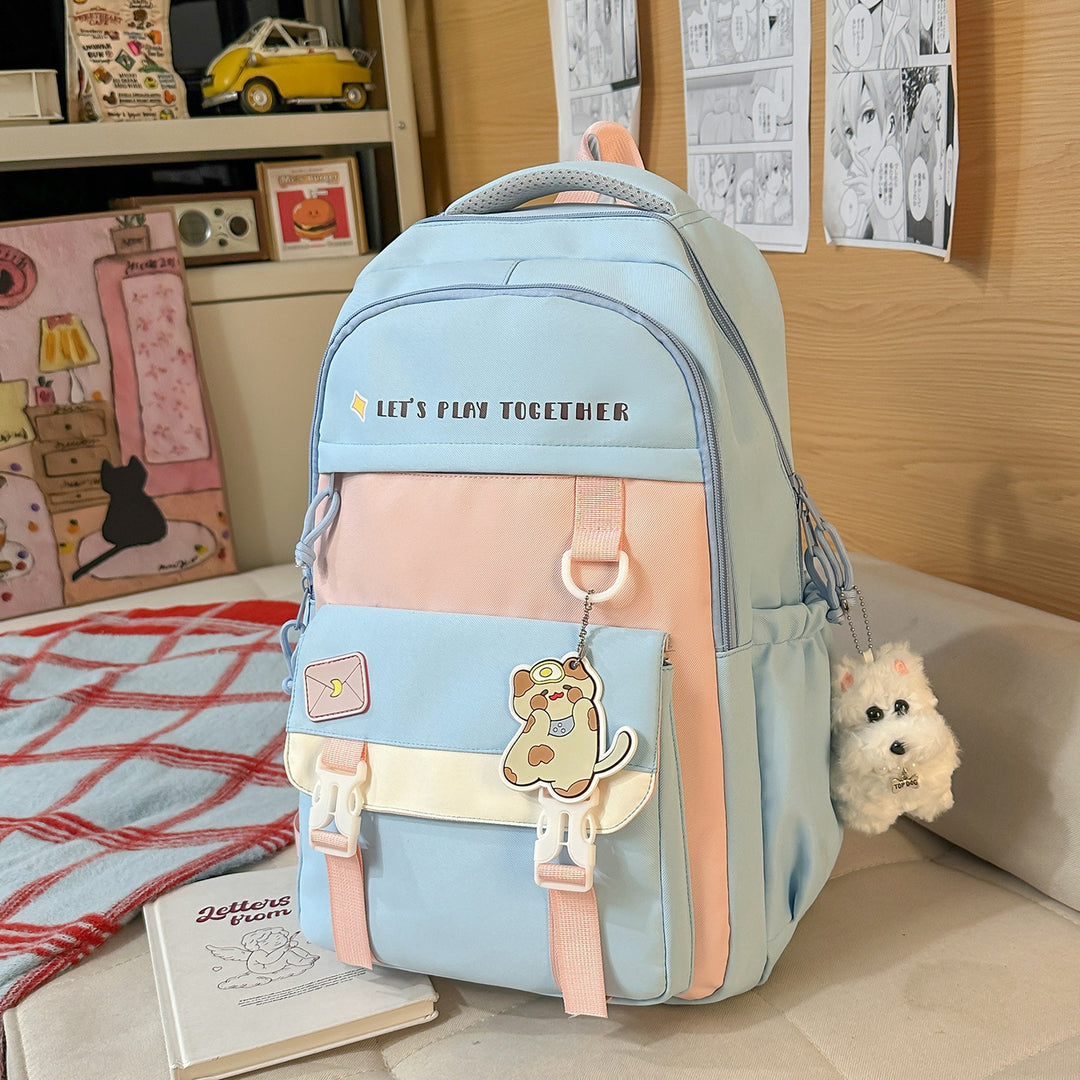 Backpack with Playful Design and Innovative Compartments Bowlift