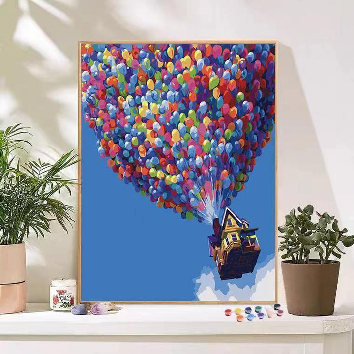 Scenic Mountain Landscape Art Canvas Print Bowlift