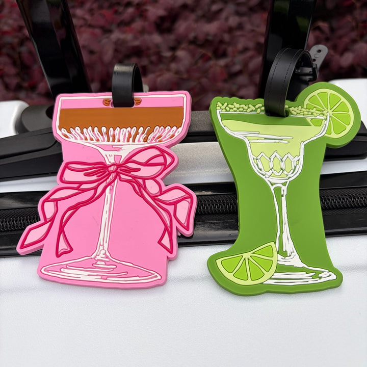 Cocktail Glass Shaped Luggage Tag Bowlift