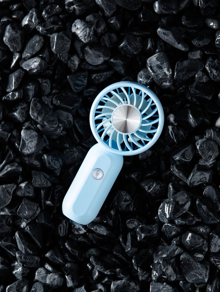 Women's portable mini fan with ergonomic grip technology Bowlift