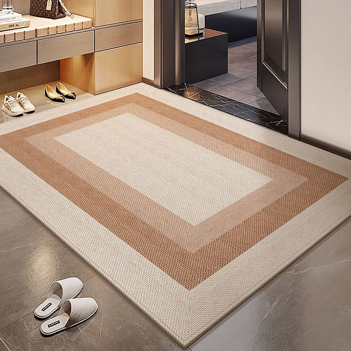 Elegant Textured Indoor Area Mat