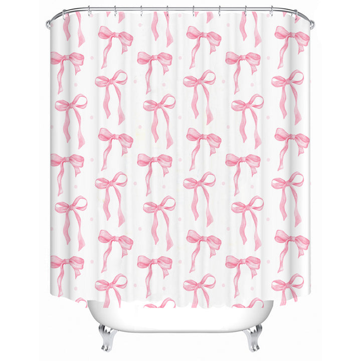 Decorative Shower Curtain Bowlift