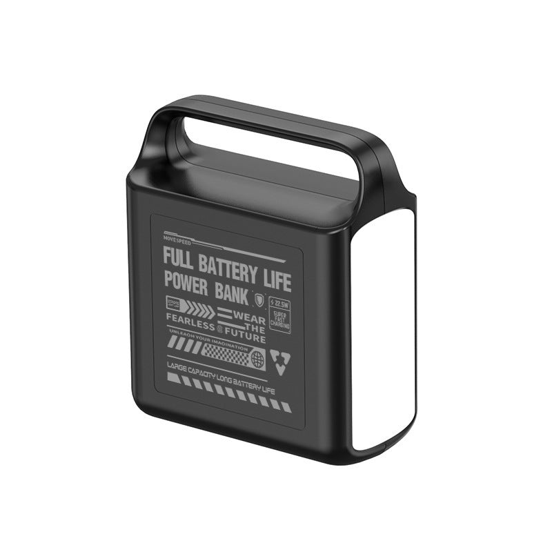 Portable power bank with LED light function Bowlift
