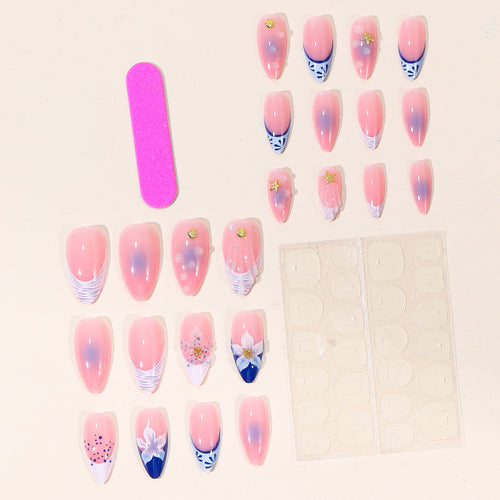 Artistic Gel Nail Design Bowlift