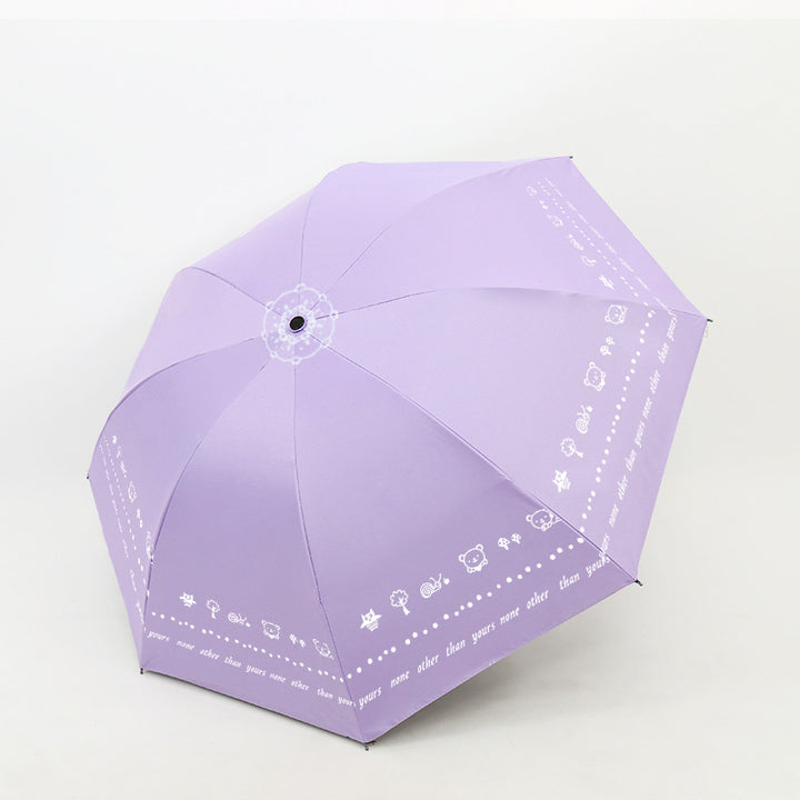 Ladies lightweight and portable umbrella Bowlift