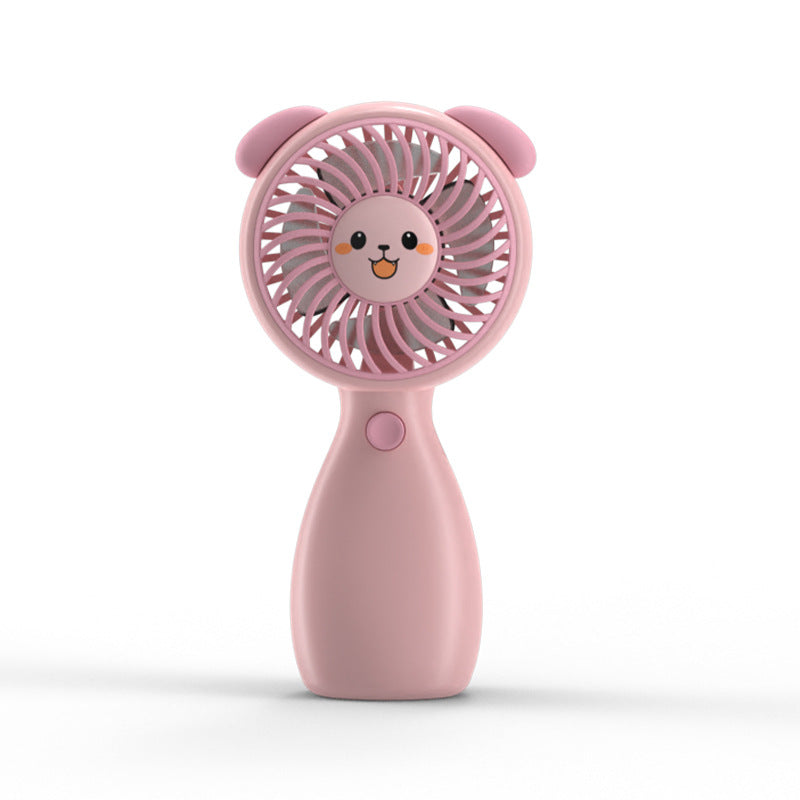 Cute Animal-Themed Portable Handheld Fan Bowlift