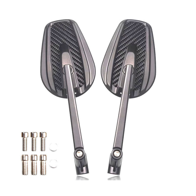 Motorcycle rearview mirror with modern design made of aluminum Bowlift