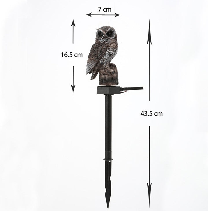 Realistic Solar Bird Garden Stake With Motion Sensor And Weatherproof Design Bowlift