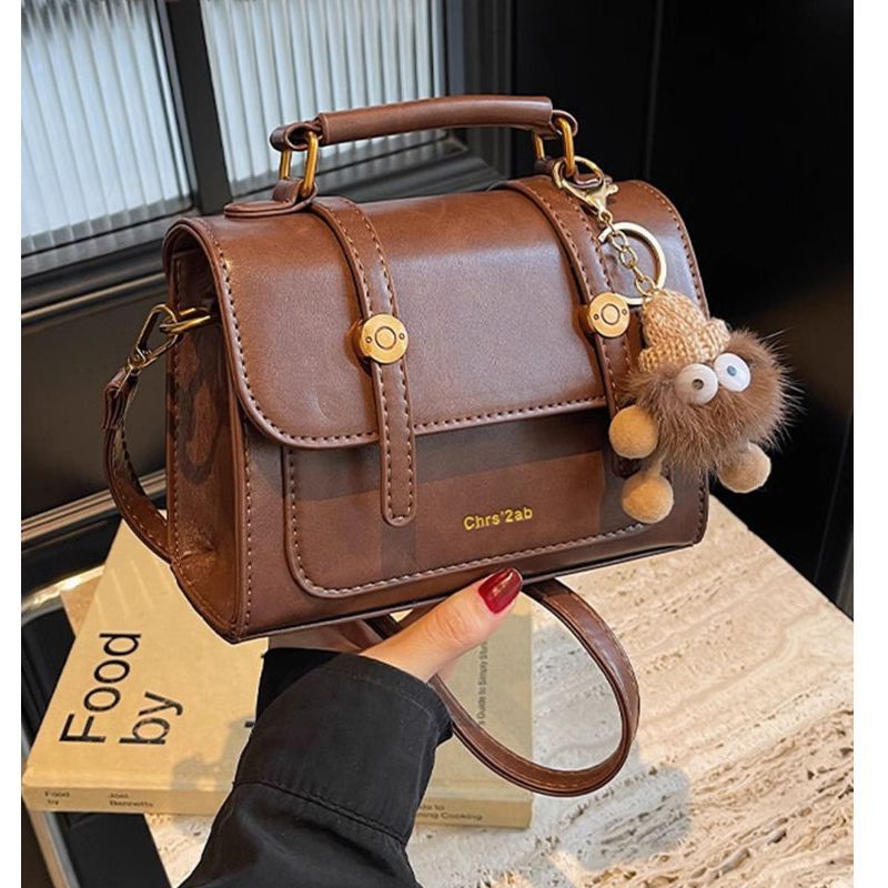 Structured Faux Leather Handbag Bowlift