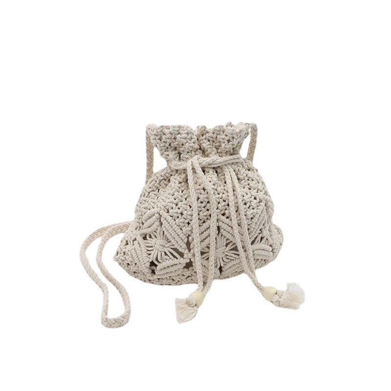 Hand-knotted Eco-friendly Shoulder Bag Bowlift
