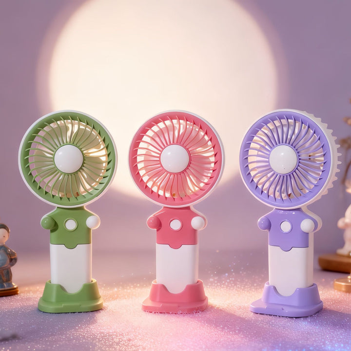 Ladies Portable USB Fan with Flexible Holder Bowlift