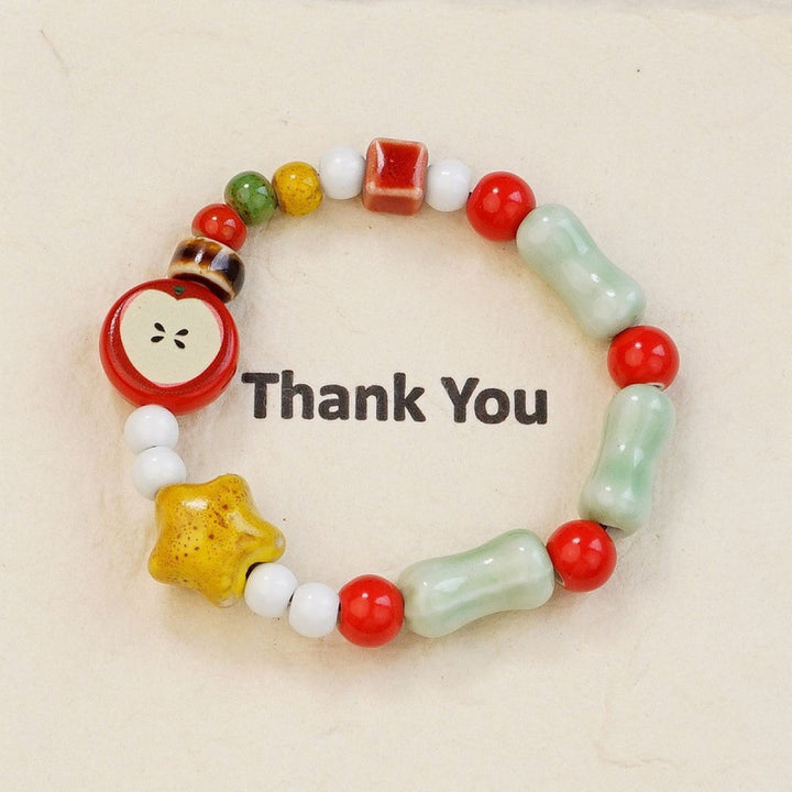 Heart-Shaped Beaded Bracelet Bowlift