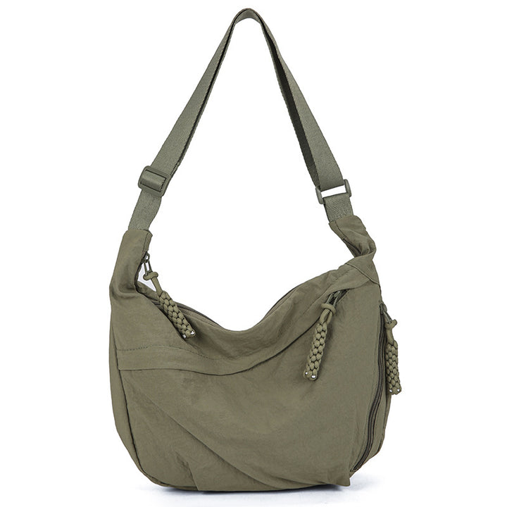 Casual shoulder bag with multifunctional zip pockets Bowlift
