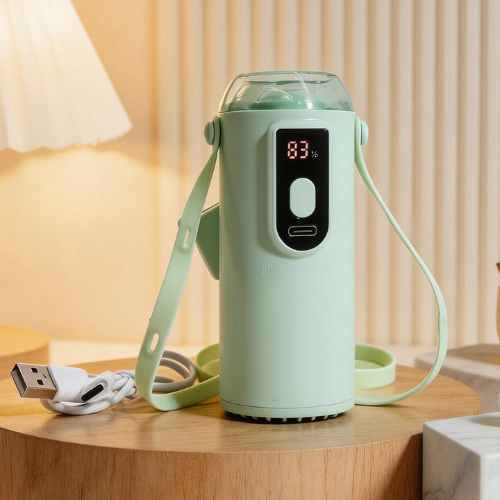 Ladies Portable Mini Hydration Fan with Water Mist Bowlift