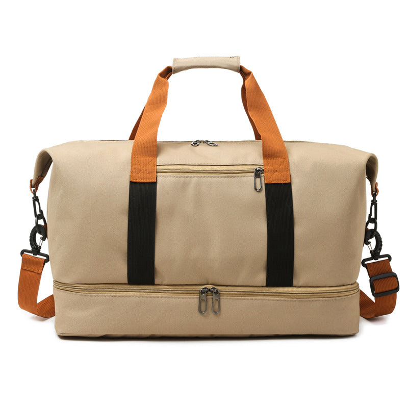 Sporty Travel Bag with Multifunctional Compartments Bowlift