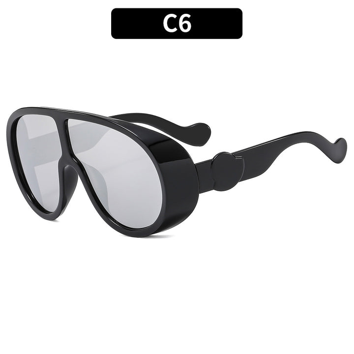 Retro Round Frame Sunglasses