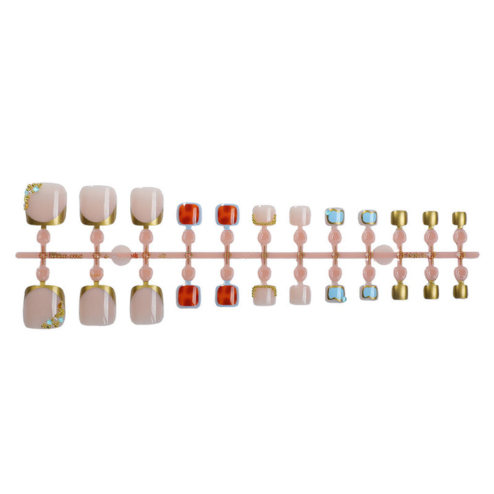 Elegant Decorative Press-On Nails Bowlift