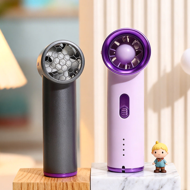 Women's Portable Hand Fan with Stepless Speed Control Bowlift